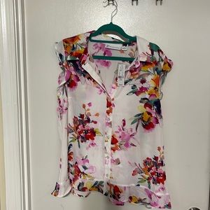 NY&C button up blouse